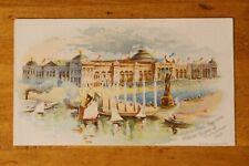 Victorian 1893 World's Columbian Exposition Trade Card Marshalltown IA Theatre picture