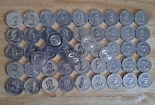 Lot Of 50 Vintage 1960s Shell Gas & Oil Mr. President Game Tokens. picture