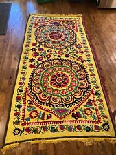 Suzani wall hanging Vintage  handmade embroidery 10ft-4.5ft picture