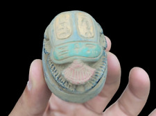MUSEUM OF RARE ANTIQUE PHARAONIC SCARAB AMULETS FROM EGYPTIAN CIVILIZATION BC picture