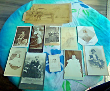 LOT 11 ANTIQUE CABINET CARDS CA. OH. PA. MO. N.Y. ETC. picture