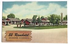 Postcard 52 Ranchotel Rochester Minnesota Vintage picture