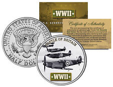 World War II BATTLE OF BRITAIN JFK  Kennedy Half Dollar US Coin picture