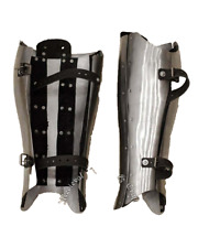Medieval Legs Protection pair of Greaves Larp SCA Steel knight Greaves armor picture