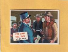 1954 Topps Scoop R714-19 #85 Jesse James Robs Train NM Near Mint #29887 picture