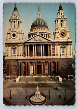 Vintage Postcard St Pauls Cathedral London picture