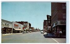 1960 Looking South On Polk From 6th Street Amarillo Texas TX Posted Car Postcard picture