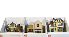 Set of 3 Merry Moments 2023 Aldi Store, Bakery, Wine Bar Holiday Village House picture