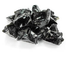 Bulk Wholesale Lot 1 LB Rough Black Obsidian One Pound Raw Stones Crystals picture