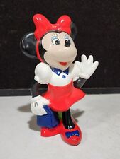 Vintage Walt Disney Production Ceramic MINNIE MOUSE Handpainted Figurine 9