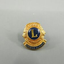 Lions Club International Charter Member Tack Lapel Hat Pin picture