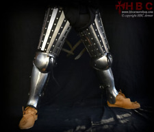Medieval Splinted Leg Armor Thigh Armour With Floating Knee cop & Case greave picture