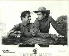 1982 Press Photo Henry Fond and Jackie Cooper in 
