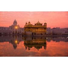 Indian Traditional Golden Temple Painting For Home Decor picture