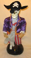 Gemmy 2004 Halloween Head Be-Holders Skeleton Pirate Animated Talk Sing Dance picture