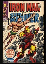 Iron Man and Sub-Mariner #1 VG+ 4.5 Predates 1st Issues Whiplash App picture