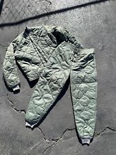 Vtg Military Flyers Quilted Cold Weather Liner JACKET CWU-9/P  Pant Medium picture