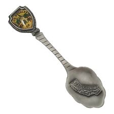 Vintage Los Angeles California Souvenir Spoon US Collectible Pewter Palm Trees picture