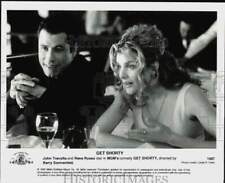 1995 Press Photo John Travolta and Rene Russo star in 