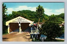 Philippi WV-West Virginia, Old Covered Bridge, Antique, Vintage Postcard picture