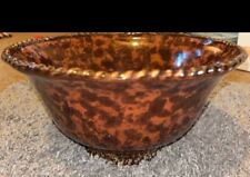Earnest Hemingway Collection Kenya Brown Large Bowl Rare Excellent Condition picture