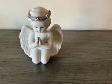 Vintage Porcelain Praying Angel 6” picture