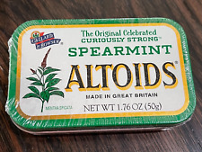 Vtg Altoids Spearmint Strong Collectible Great Britain Factory Sealed NOS picture