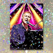 Bruce Hornsby Holographic Headliner Sketch Card Limited 1/5 Dr. Dunk Signed picture