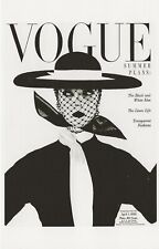 POSTCARD Vogue Magazine Cover (Repro) April 1950 Fashion Irving Penn, Photo MINT picture