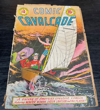 Comic Cavalcade #10, 1945 DC Comics.  Incomplete Issue.  Missing One ? Page picture