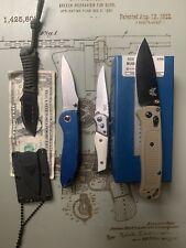 Lot of 4 Confiscate  Benchmade / Condor Neck Blade /button Release PLEASE READ picture