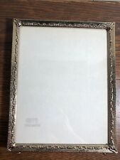 Vintage 8 x 10 Ornate Gold Metal EASEL Picture Frame picture