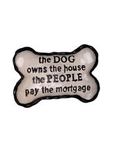 Vtg The Dog Owns The House Dogbone Colllectibke Fridge Magnet picture