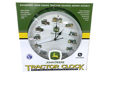 Feldstein Authentic John Deere Tractor Sounds Clock #JDR8 NIB picture