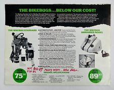 Vintage 1982 AQUABUG BIKEBUG Bicycle Motor Literature Brochure Catalog picture