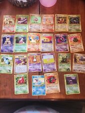 1996 Vintage Original Pokemon Nintendo Japanese Pocket Monsters Lot Of 22 Cards picture