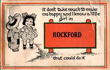 I Know a Girl in Rockford, Illinois IL Humor Postcard picture