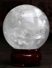  40-100MM NATURAL RAINBOW CLEAR QUARTZ CRYSTAL SPHERE BALL HEALING GEMSTONE picture