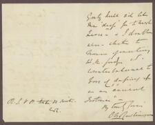 Judge CHRISTOPHER RAWLINSON (1806-1888) signed handwritten letter Madras picture