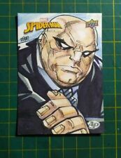 2022 Upper Deck Marvel Spider-Man Sketch Card - Kingpin  1/1 - by Bete Rod picture