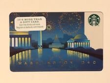 Starbucks Card 2014 Washington DC Fireworks - NEW Unused RARE picture