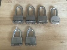 6 New Large Master Locks No Keys picture