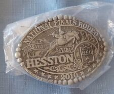 Brand New 2010 Hesston NFR Rodeo Belt Buckle Original Packaging picture