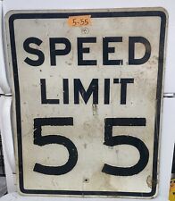 Retired Authentic Road Street Sign (Speed Limit 55) 30