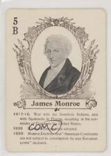 1905 Cincinnati Game Co In the White House James Monroe #5B 0w6 picture