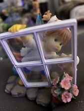 My Little Kitchen Fairies Enesco “ Sparkling Clear Fairie” Fairy Cleaning Window picture