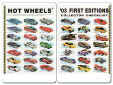2003 Diecast Cars Toy 2 PG PRINT AD ART - Hot Wheels First Editions Checklist picture