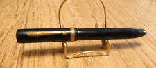Vintage Packard  Fountain Pen, Black with Gold Trim & No.4 Stainless Nib. Nice. picture