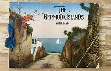 Vintage travel booklet The Bermuda Islands with Map color pics 1930's Herrington picture