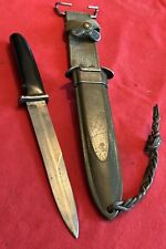 WW2 M3 BLADE CUSTOM FIGHTING KNIFE WITH USM8A1   SHEATH - UNIQUE WOOD HANDLE picture